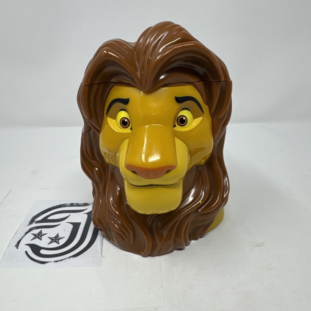 Simba (Adult) 1998 Disney on Ice Flip Top Mug The Lion King Drink Cup